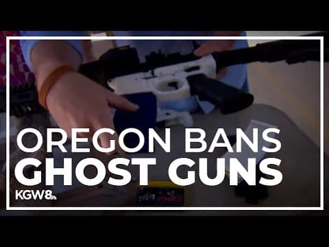 Ghost gun ban goes into effect Sunday across Oregon