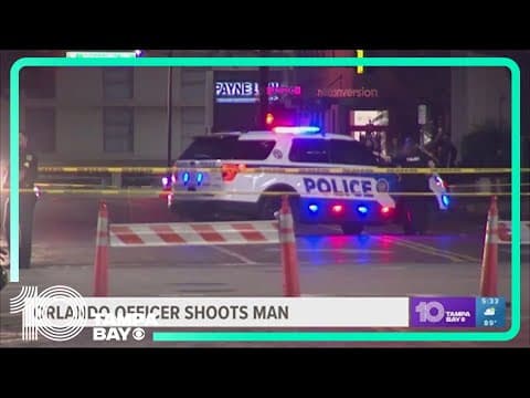 Orlando police officer shoots man he thought was reaching for a gun, chief says