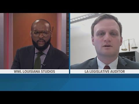 LA Legislative Auditor discusses the Legislative Special Session