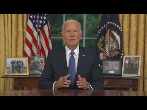 Local lawmakers react to Biden's speech stepping down