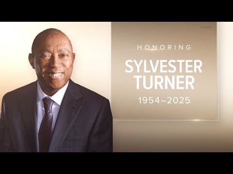 Live coverage of former Houston Mayor, Congressman Sylvester Turner's funeral