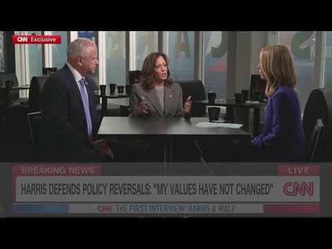 Kamala Harris & Tim Walz discuss their policy platform from the economy to immigration