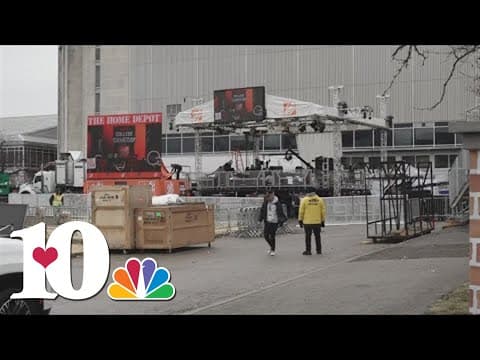 ESPN College GameDay setting up in Columbus for Ohio State and Tennessee matchup