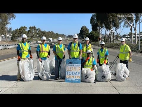 Lemon Grove volunteers keeping SR-94 clean, awarded by Caltrans