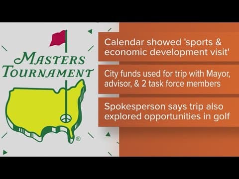 Mayor's office defends Bowser's trip to the Masters.