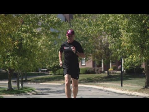 Hoosier inspires with ambitious goal while running for others | Inspiring Indiana
