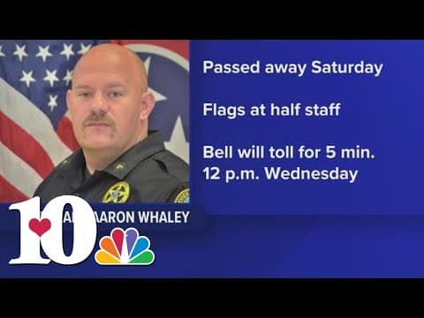 Flags at half-staff in Sevier County honoring deputy who died while off-duty
