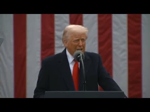 Details of President Trump's tariffs announced from the White House Rose Garden