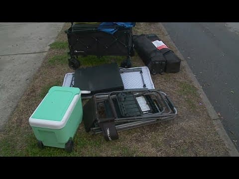 Camping out on the neutral ground ahead of Thursday night parades
