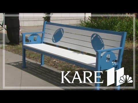 Memorial bench unveiled in honor of star high school quarterback gunned down in Minneapolis