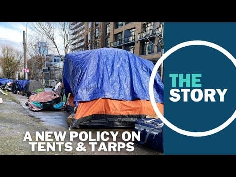 Multnomah County adopts new policy for distributing tents and tarps for homeless people