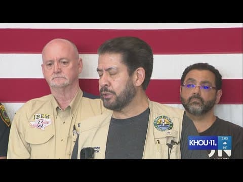 Harris County leaders, law enforcement call for end to threats against crews restoring power