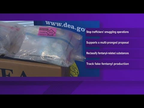 President Biden urges Congress to take action to curb the flow of fentanyl