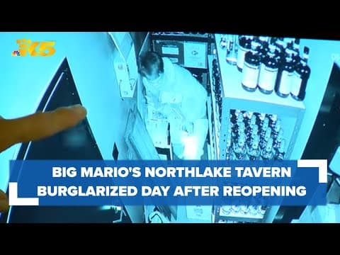 Windows smashed, money stolen from Big Mario's Northlake Tavern day after reopening