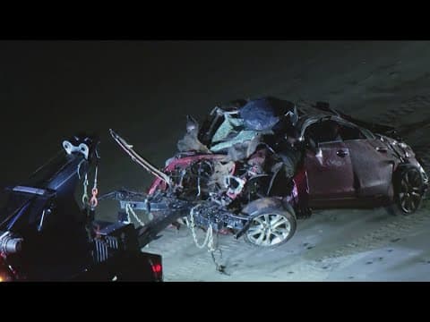 Car drives off Carlsbad cliff after evading police