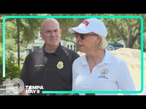 Tampa Mayor Jane Castor, city leaders discuss storm preps ahead of Tropical Depression Four