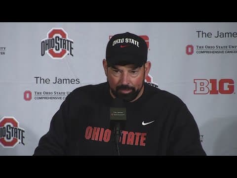 Ryan Day postgame interview | Michigan State-Ohio State
