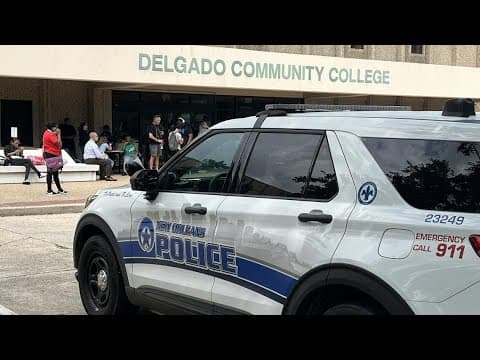 Delgado police say 'there was no active shooter on campus'