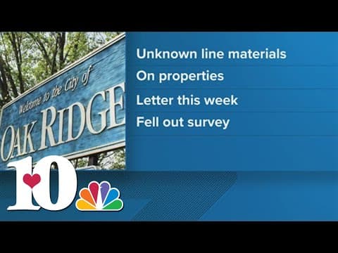 Risk of lead exposure in Oak Ridge water