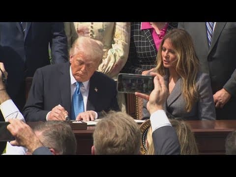 President Trump signs "Take It Down Act" into law