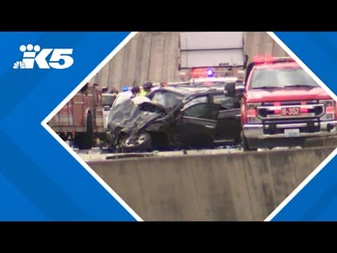 Car goes off overpass in fatal Tukwila crash