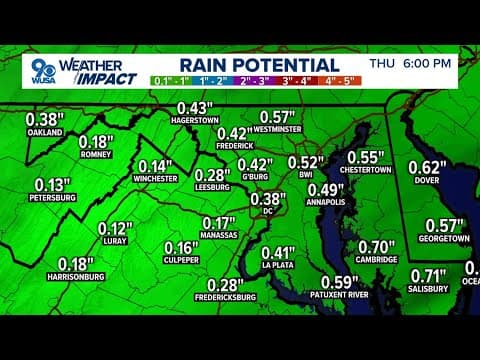 DMV Morning Forecast: Nov. 28, 2024 | Soggy Thanksgiving morning