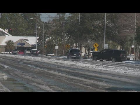 Winter storm aftermath in Slidell