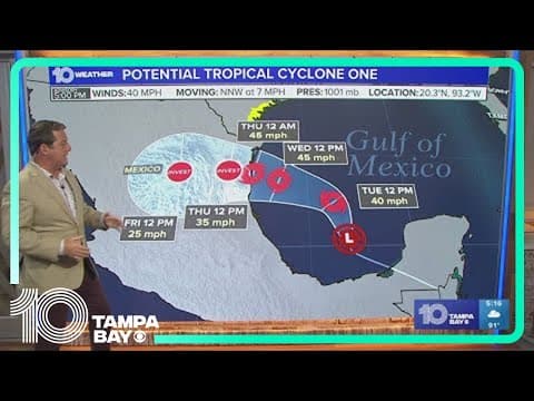 Tracking the Tropics: NHC adds cone to Potential Tropical Cyclone One