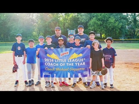 DC man named top Little League baseball coach in the US