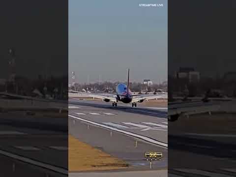WATCH: Southwest Airlines plane aborts landing to avoid collision with a private jet.