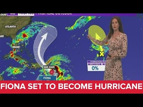 Saturday night Tropical Storm Fiona Update: Hurricane development possible