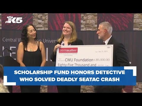 Scholarship fund honors detective who solved deadly SeaTac crash