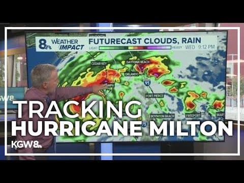 Tracking Hurricane Milton's path to Florida