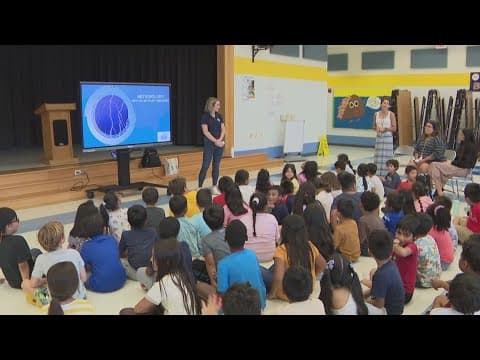 Weller Road Elementary got a special visit from Meteorologist Kaitlyn McGrath and ECO9