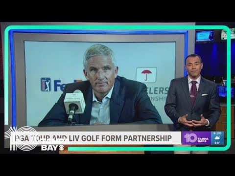 PGA golfers decry 'hypocrisy' of LIV merger