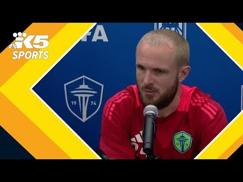 Seattle Sounders coach, goalie talk upcoming championship against LA Galaxy