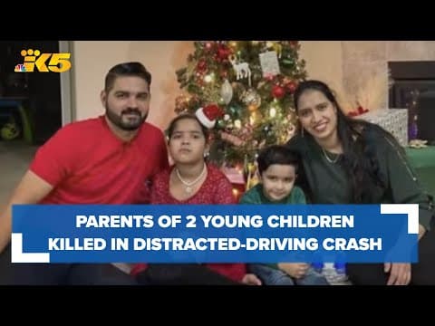Parents of 2 young children killed in distracted-driving crash near Enumclaw
