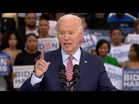 Joe Biden speaks at campaign event in Philadelphia