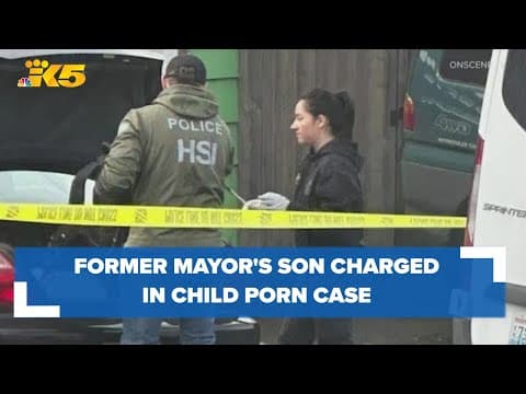 Former Seattle mayor's son arrested, charged in child pornography case