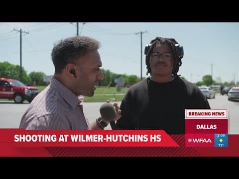 Wilmer-Hutchins High School shooting: Student recalls what he saw and heard