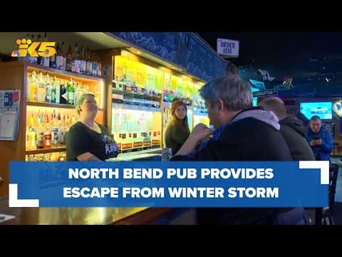 North Bend's Sure Shot Pub provides escape from winter storm, power outages