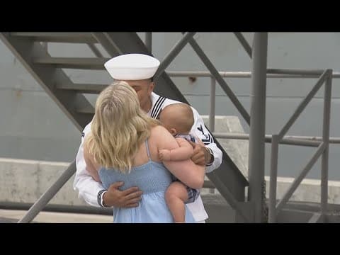 USS Princeton, USS Sterett Return home after 9-month middle east combat deployment to San Diego
