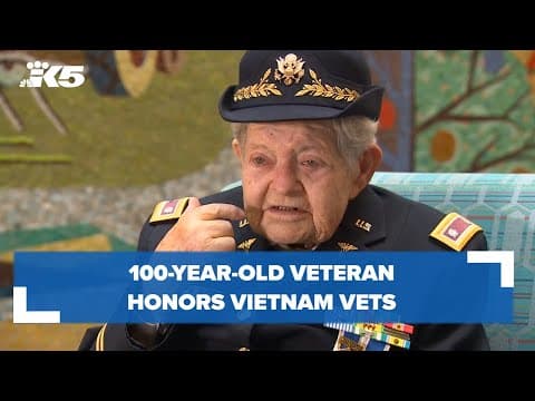 100-year-old veteran honors Vietnam vets