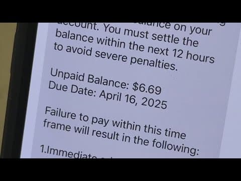 New scam targets people with toll road alert