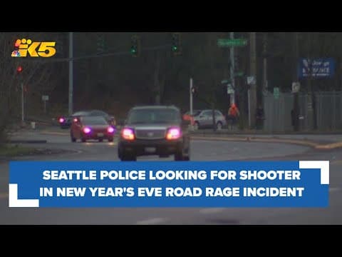 Seattle police seeking shooter in New Year's Eve road rage incident