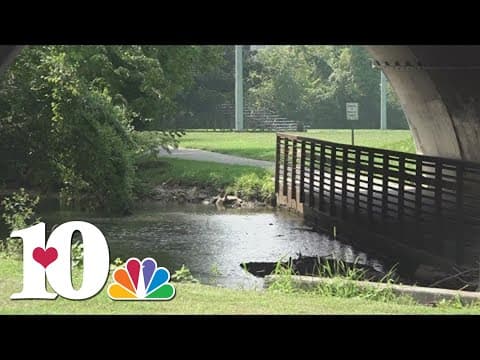 Third Creek sedimentation coming from Cumberland Ave. development