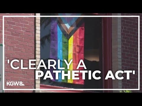 Shots fired at Pride flag hanging in Newberg Library’s window