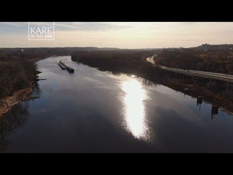 KARE in the Air: Shipping season winds down on the river