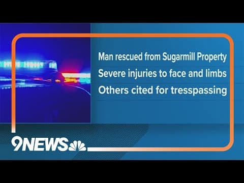 Man rescued after 2-story fall at abandoned Sugar Mill