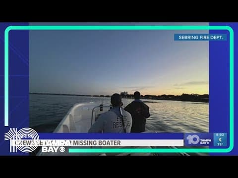 Search for missing boater continues in Sebring